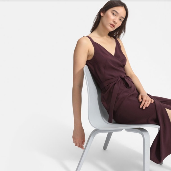 Everlane Dresses & Skirts - Everlane GoWeave Tank Wrap Dress - Plum
